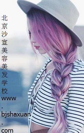 2017彩虹星空染发颜色技巧 另类绚丽发型颜色-北京沙宣美容美发学校